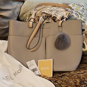 Michael Kors Gray Bedford Tote